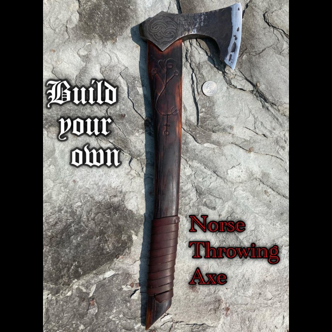 Build Your Own Norse Throwing Axe Hocking Hills Chic Boutique LLC